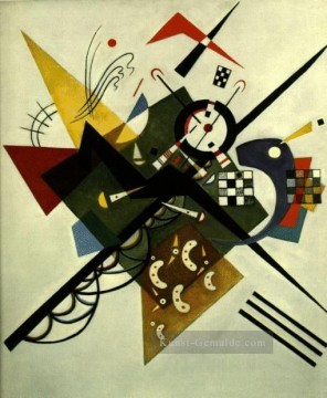  abstrakte Kunst - Auf Weiß II Expressionismus Abstrakte Kunst Wassily Kandinsky